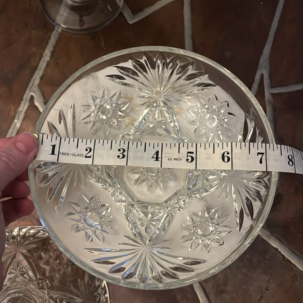 Anchor Hocking Star of David Candy Dish - Picture 8 of 8